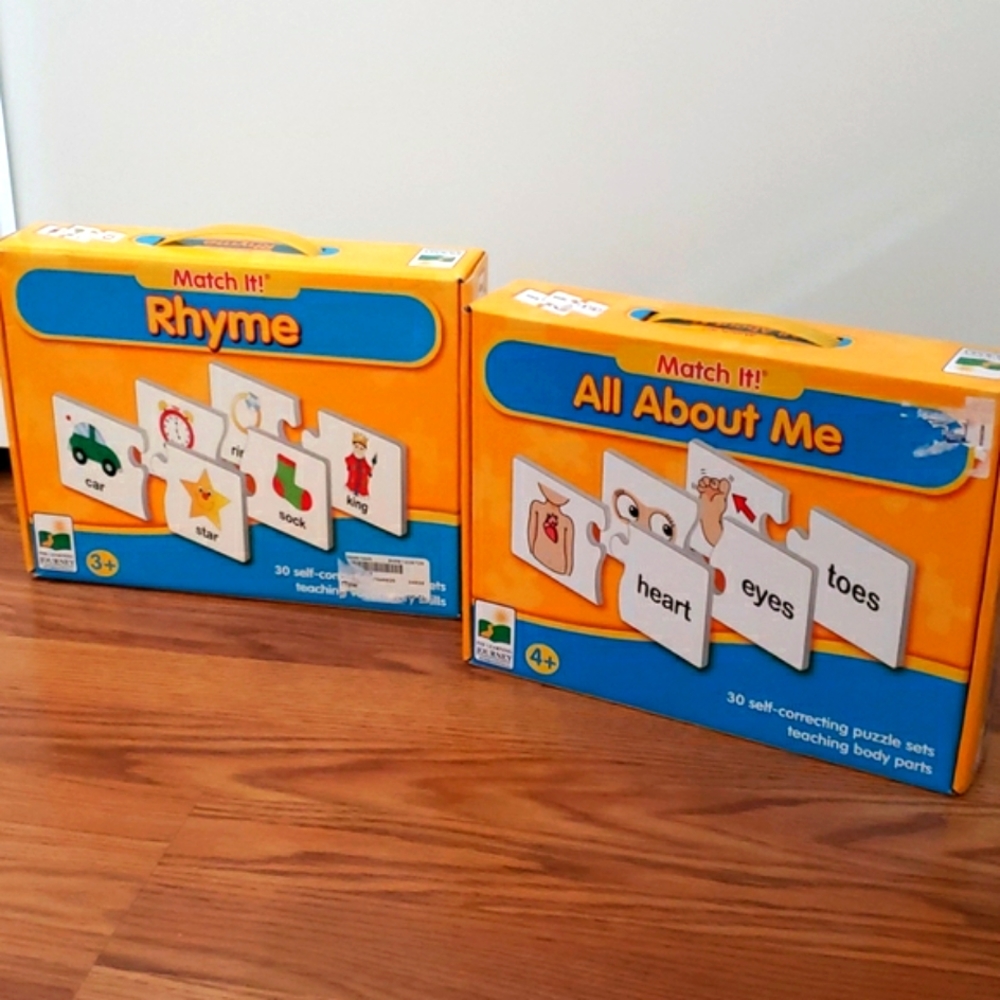 Bundle of 2 Box Of  leaning puzzles for toddlers Or For Game Nigth